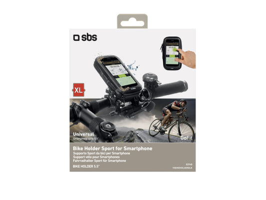 SBS Universelle Fahrradhalterung für Smartphones bis 5,5"