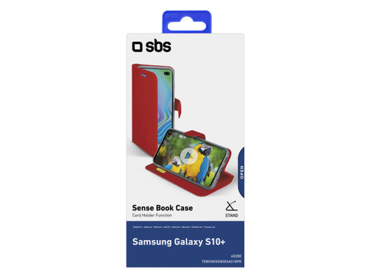 SBS Klapphülle im Hochformat Sense für Samsung Galaxy S10+