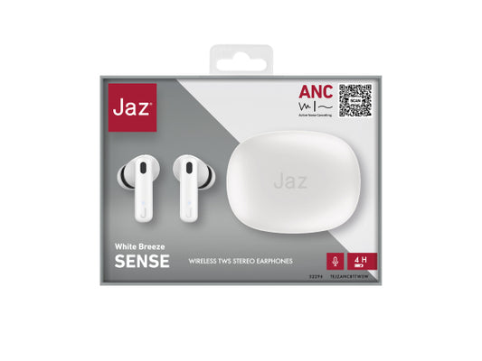 JAZ Sense TWS - Kabellose Ohrhörer mit aktiver Geräuschunterdrückung