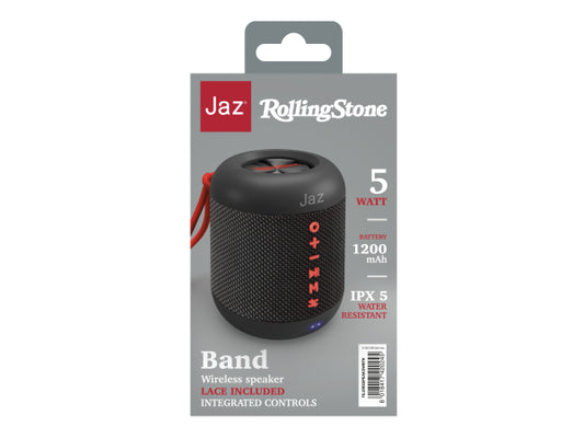 JAZ TWS-5W-IPX5 Wireless-Lautsprecher mit Handschlaufe, integrierten Bedienelementen und AUX-Eingang