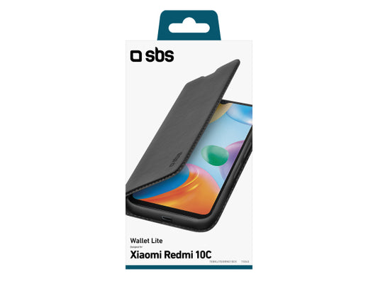 SBS Bookcase Wallet Lite-Hülle für Xiaomi Redmi 10C