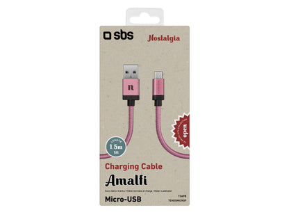 SBS Amalfi-USB-Datenkabel und Micro-USB-USB 2.0-Aufladung