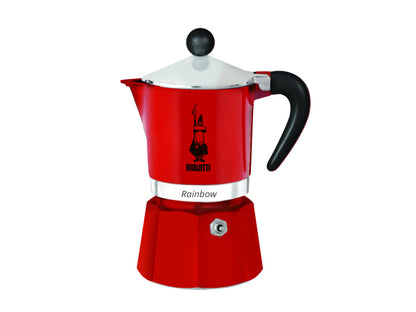 BIALETTI RAINBOW Rot - 3 Tassen