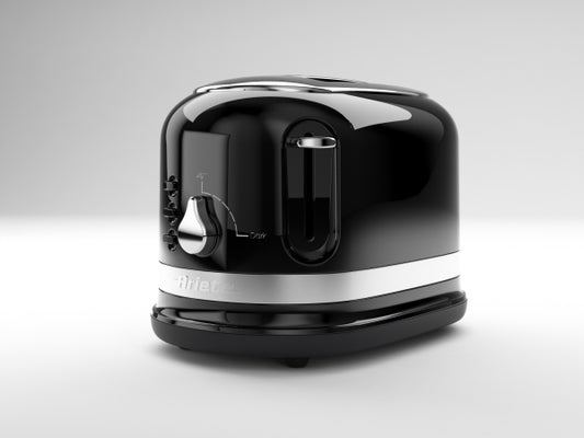 Kaufuniversum - Ariete Toaster mit Klemmen - Moderna - Schwarz