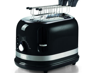 Ariete Toaster mit Klemmen - Moderna - Schwarz
