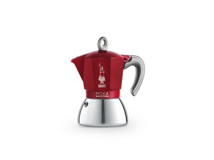 BIALETTI MOKA INDUCTION RED, 6 Becher