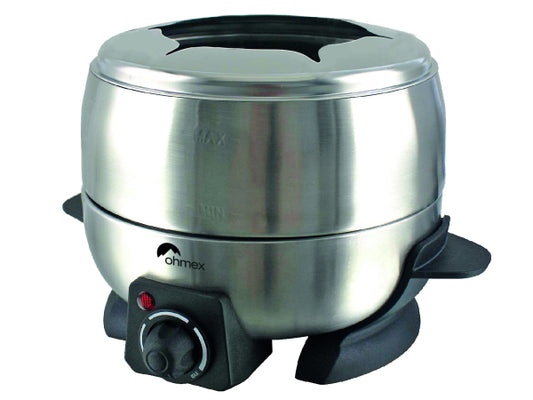 OHMEX Fondue-Ofen, Edelstahl